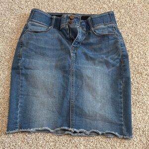 Apt. 9 Classic Blue Denim Pencil Skirt